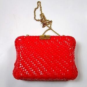 Vintage Women  Style Rodo Handbag And Shoulders Bag